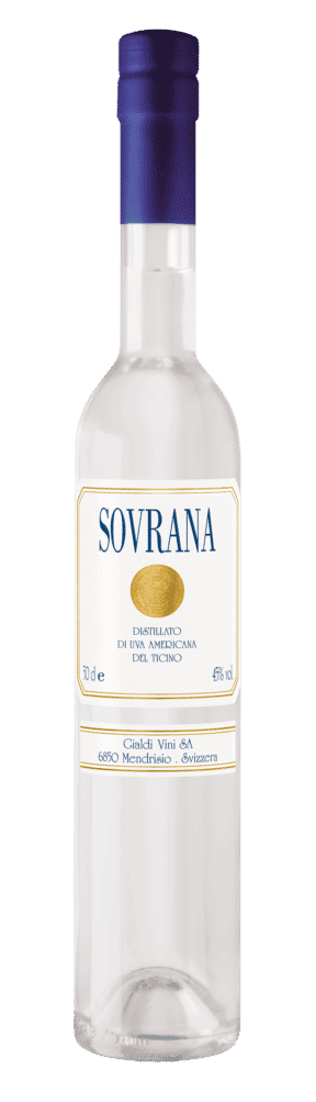 Sovrana, distillato di uva Americana del Ticino - Brivio